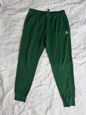Champion Forest Green Powerblend Fleece Joggers Sweatpants L